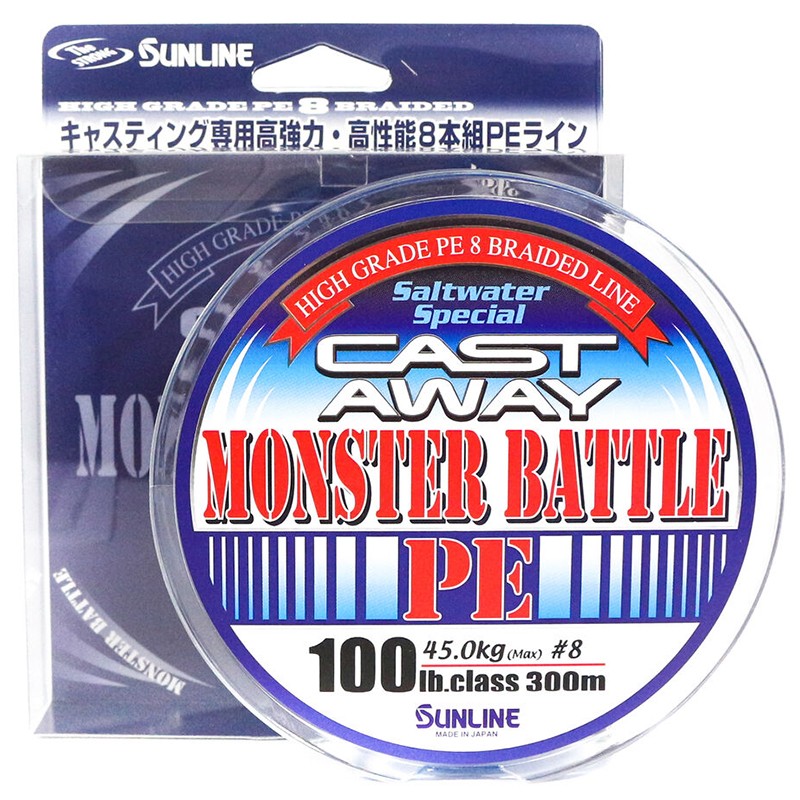 SUNLINE CAST AWAY MONSTER BATTLE PE 80LB 300MT