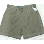 Bermuda Cotone Verde Militare