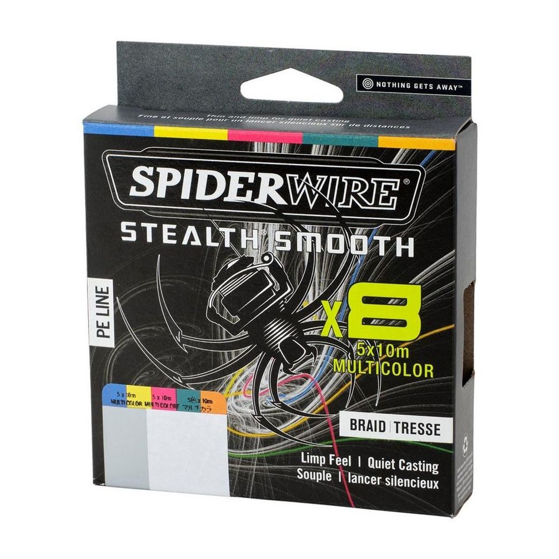 SPIDERWIRE STEALTH SMOOTH 600MT MULTICOLR SPIDERWIRE STEALTH SMOOTH 600MT MULTICOLR