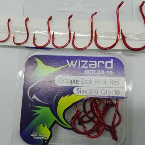 AMI OCTOPUS BEAK HOOK RED CF 10PZ