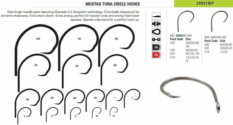 MUSTAD AMI 39951NP-BN MUSTAD AMI 39951NP-BN