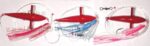 TEASER YO-ZURI ROSSO CM11 MONTATO CON 3 OCTOPUS