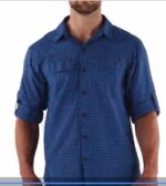 COLUMBIA CAMICIA SILVER RIDGE PLAID LONG SLEEVE SHIRT