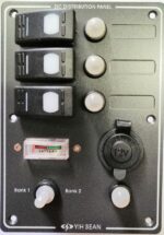 PANNELLO 3+2 SWITCH TESTER & PRESA