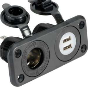 presa accendisigari + doppia usb