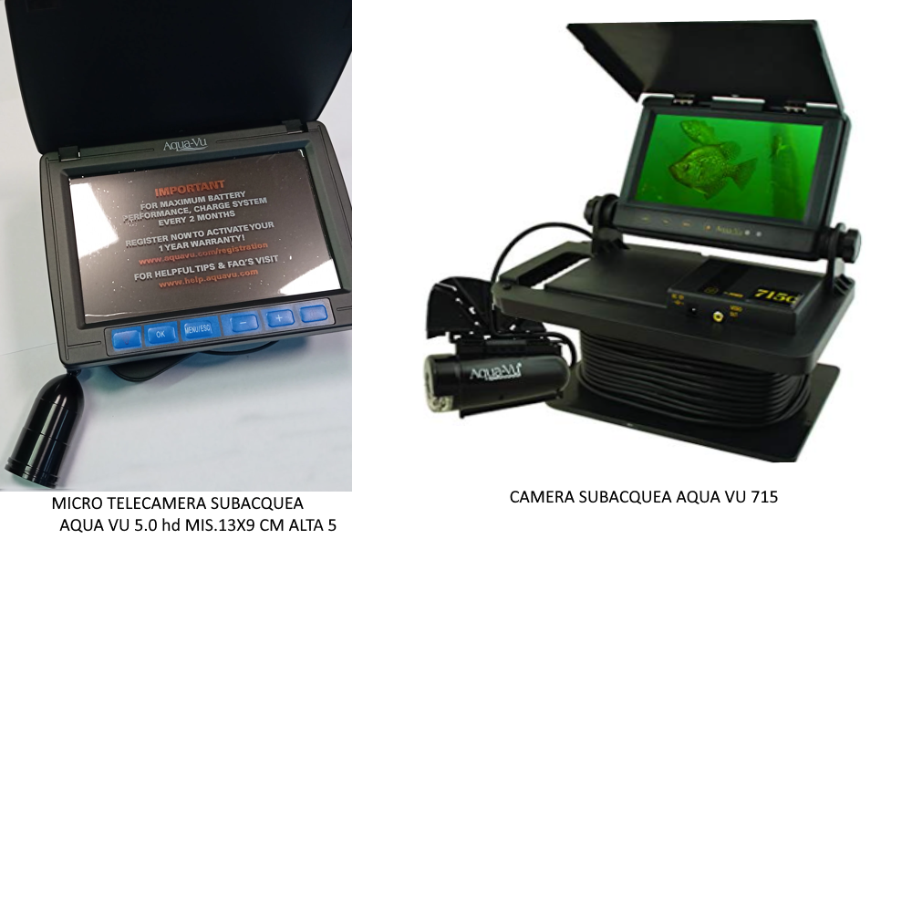 TELECAMERA SUBACQUEA AQUA VU 715C TELECAMERA SUBACQUEA AQUA VU 715C