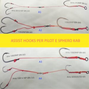 ASSIST HOOKS PER SPHERO E PILOT KAB
