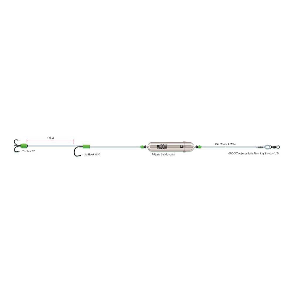 Madcat Ami Montati Adjusta Basic River Rig Livebait Madcat Ami Montati Adjusta Basic River Rig Livebait