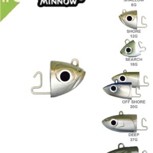 FIIISH BLACK MINNOW TESTE TAGLIA 3