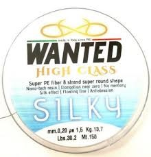 WANTED SILKY SUPER PE 8 STRAND MT.1500 YELLOW