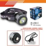 LAMPADA COB 250 LUMEN RICARICABILE USB
