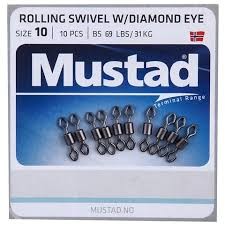 MUSTAD DIAMOND EYE ROLLING SWIVEL