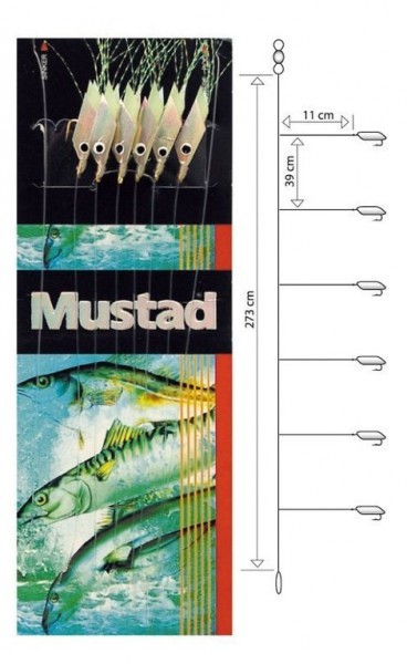 MUSTAD PISCATOR X-WHITE SABIKI T91 MUSTAD PISCATOR X-WHITE SABIKI T91
