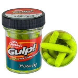 BERKLEY GULP FRY 7CM COL. CHARTREUSE