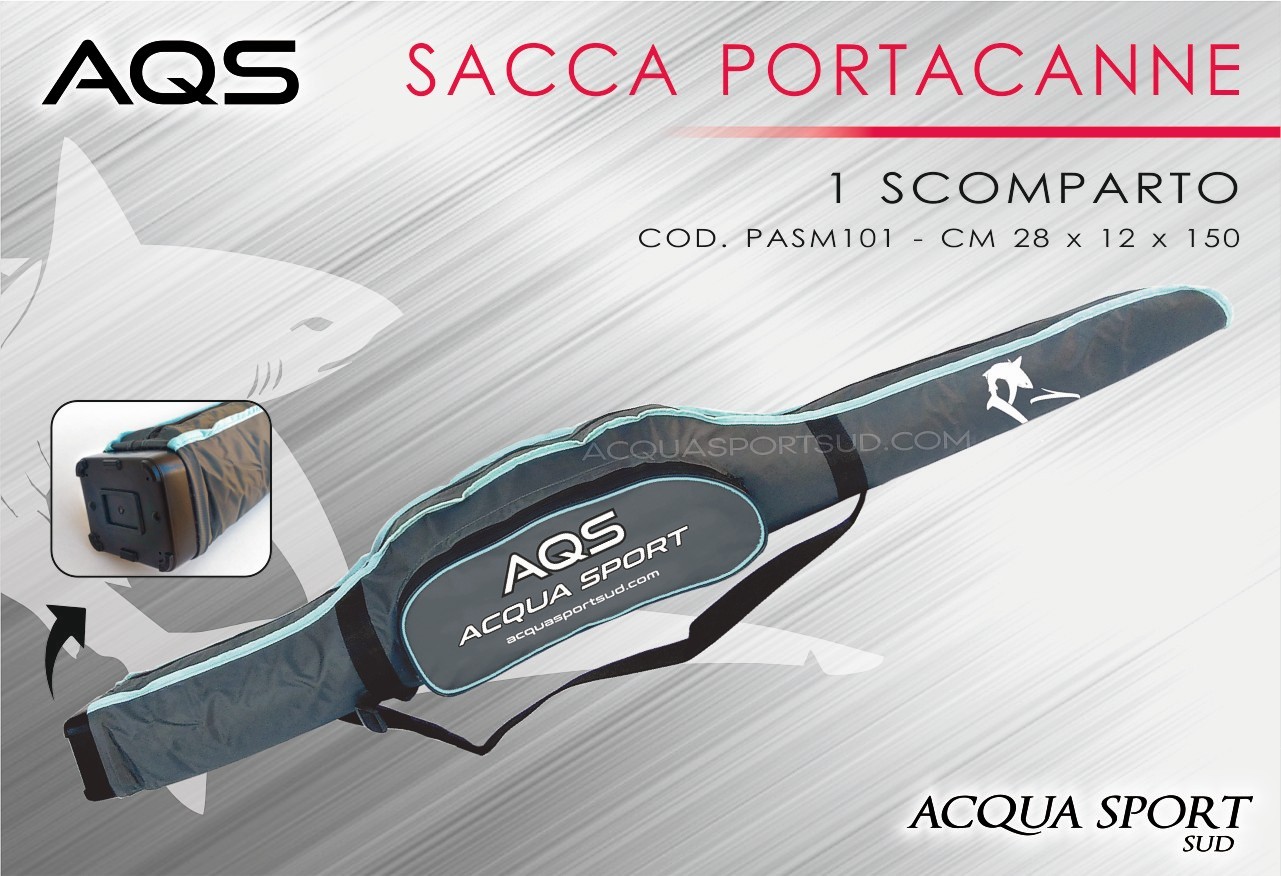 AQS SACCA PORTACANNE 1 SCOMPARTO MT. 1,50 AQS SACCA PORTACANNE 1 SCOMPARTO MT. 1,50