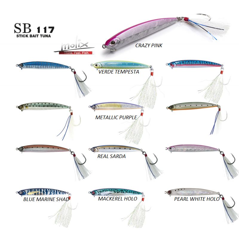 MOLIX SB 117 STICK BAIT TUNA MOLIX SB 117 STICK BAIT TUNA