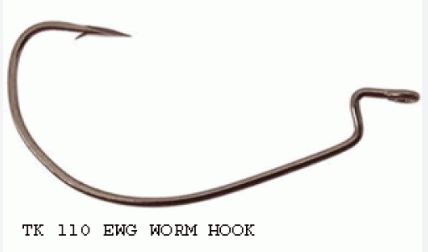EAGLE CLAW TROKAR TK110 EWG WORM 1/0 EAGLE CLAW TROKAR TK110 EWG WORM 1/0