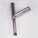 PORTACANNA ACCIAIO INOX DOPPIO