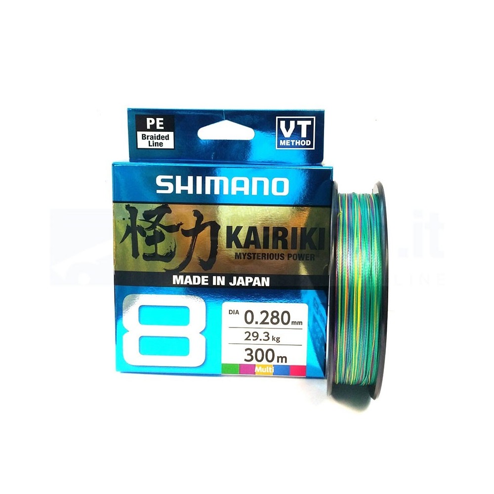 kairiki-8-pe06-300mt-multicolor-shimano SHIMANO KAIRIKI 8 MULTICOLOR - immagine 1