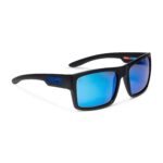 PELAGIC SHARK BITE MATTE SUNGLASSES BLACK AQUA