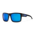 PELAGIC SHARK BITE MATTE SUNGLASSES BLACK AQUA