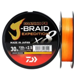 DAIWA J-BRAID EXPEDITION ORANGE 150MT