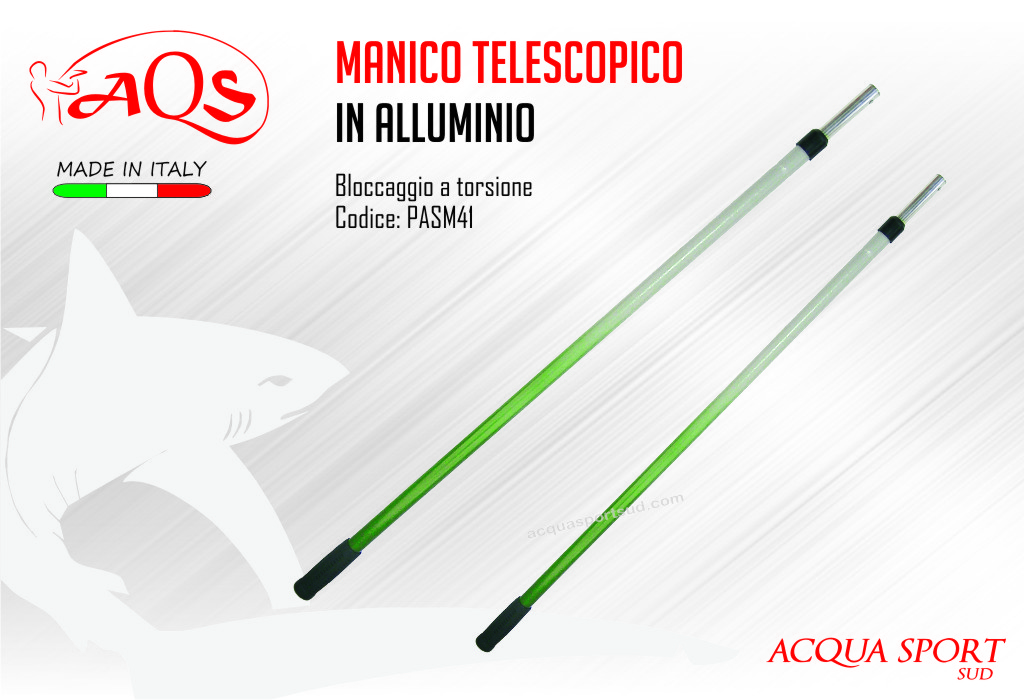 PASM41 MANICO GUADINO IN ALLUMINIO TELESCOPICO - immagine 1