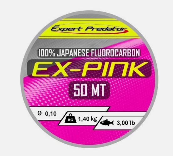 Cattura EX FLUOROCARBON PINK 50 MT - immagine 1