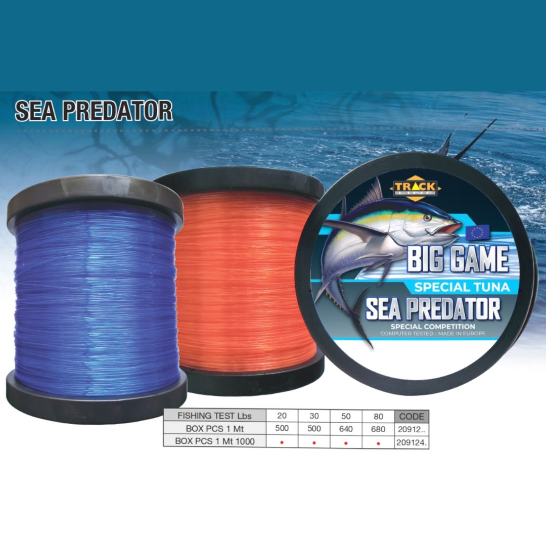 xr:d:DAFiD-eh3_0:3,j:46534509533,t:23050515 TRACK LINE BIG GAME SEA PREDATOR SPECIAL TUNA 80 LB BLU - immagine 1
