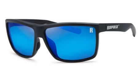 blue mirror OCCHIALI RAPALA ROCKFISH MATTE BLACK LENTI BLUE MIRROR - immagine 1